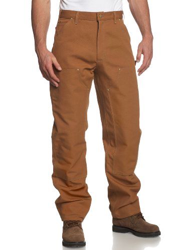 Carhartt Men's Double Front Duck Utility Work Dungaree B01,carhartt Brown carhartt men's double front duck utility work dungaree b01,carhartt brown