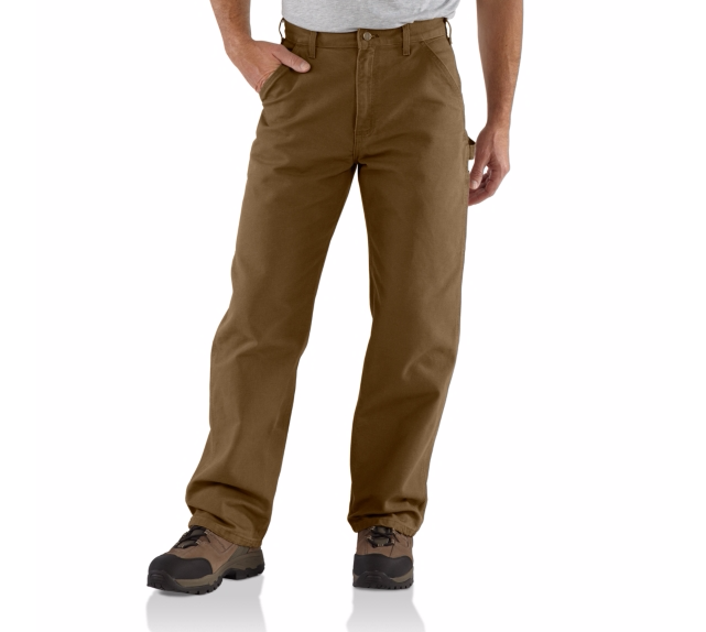 CARHARTT WASHED DUCK WORK PANT BROWN CARHARTT WASHED DUCK WORK PANT BROWN
