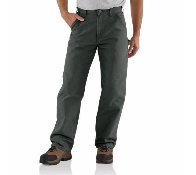 CARHARTT WASHED DUCK WORK PANT MOSS CARHARTT WASHED DUCK WORK PANT MOSS