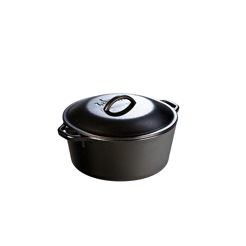 Lodge Logic 5 Quart Cast Iron Dutch Oven #L8DOL3 Lodge Logic 5 Quart Cast Iron Dutch Oven #L8DOL3