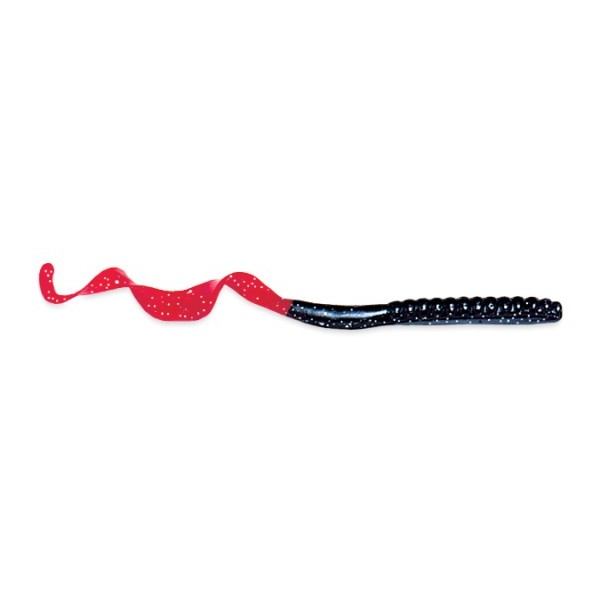 Black-red Tail culprit original 7.5" worm 13 ct.