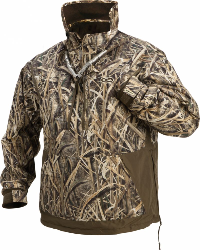 Mst-waterfowl-fleece-lined-quarter-zip-2.0-s-mossy-oak-shadow-grass-blades- mo shadow grass