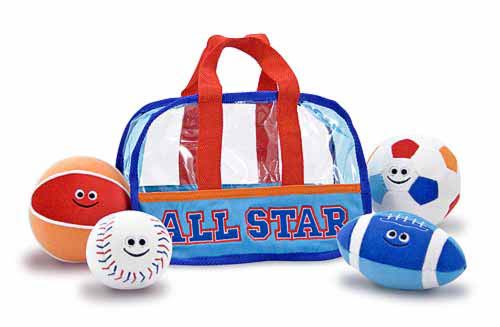 3053 melissa & doug sports bag fill and spill