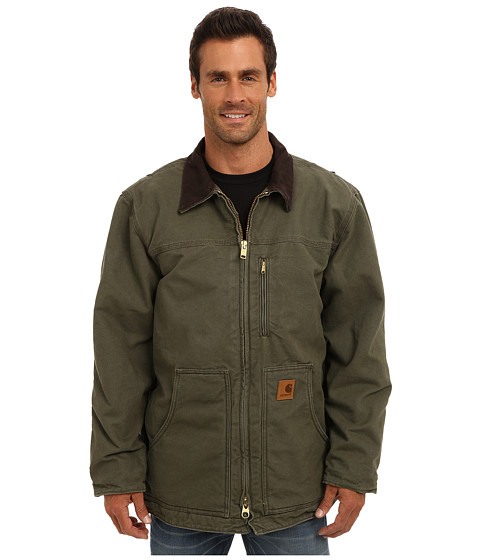 Carhartt Men's Ridge Coat Sherpa Lined Sandstone,army Green carhartt men's ridge coat sherpa lined sandstone,army green