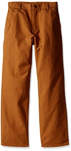 Carhartt Big Boys' Adjustable Waist Dungaree Pant, Carhartt Brown carhartt big boys' adjustable waist dungaree pant, carhartt brown