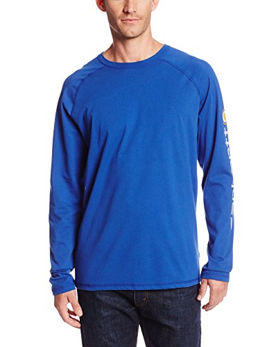 Carhartt Men's Force Cotton Delmont Sleeve Graphic T-shirt Nautical Blue carhartt men's force cotton delmont sleeve graphic t-shirt nautical blue