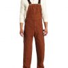 carhartt men's sandstone bib overalls unlined carhartt brown