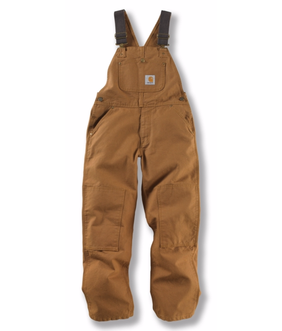 Cm8601 carhartt youth duck washed bib overall