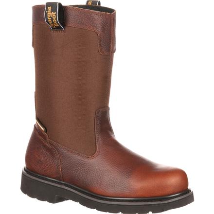 Gb00036 georgia boot men's glennville waterproof wellington work boots