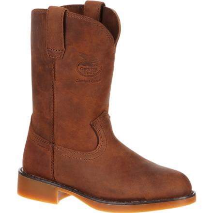 Gb00049 georgia boot carbo-tec big kid wellington work boots