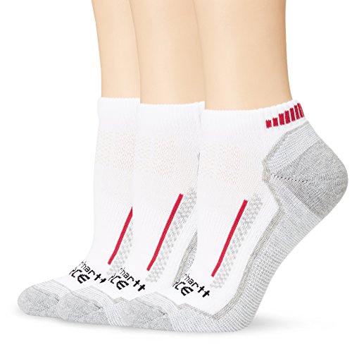 Carhartt Women's 3 Pack Force Performance Low Cut Socks, White carhartt women's 3 pack force performance low cut socks, white
