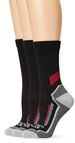 Carhartt Women's 3 Pack Force Performance Work Crew Socks, Black, carhartt women's 3 pack force performance work crew socks, black,