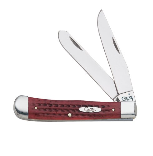 Case Cutlery 783 Case Pocket Worn Old Red Trapper Pocket Knife With Stainless Steel Blades, Old Red Bone case cutlery 783 case pocket worn old red trapper pocket knife with stainless steel blades, old red bone