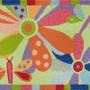 jellybean cellophane garden rug