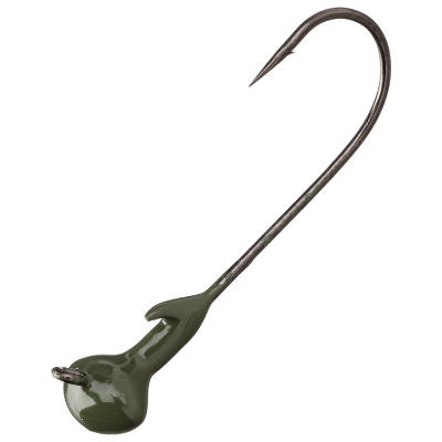 Green Pumpkin strike king tour grade 1/4 oz. football jig head 3 pack