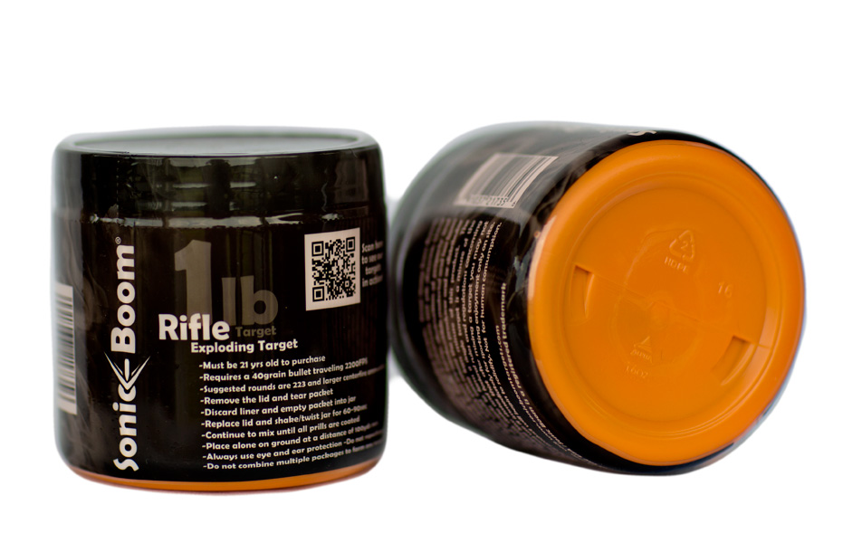 Sonic Boom 1lb Orange Rifle Exploding Target sonic boom 1lb orange rifle exploding target