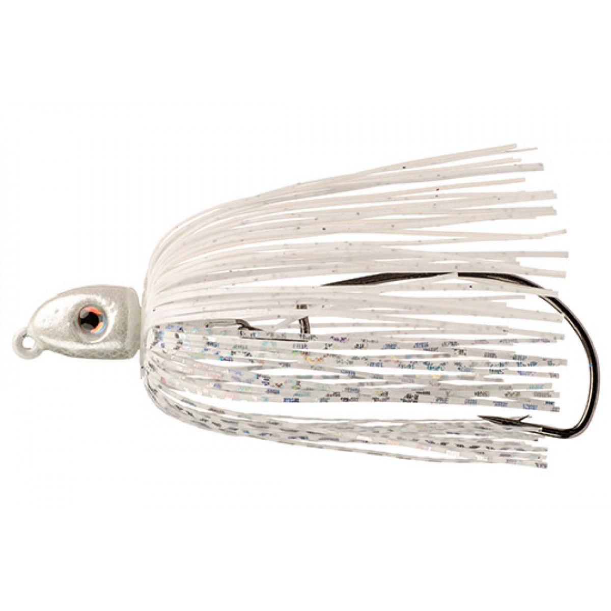 Super White strike king tour grade swinging swim jig 3/8 oz.