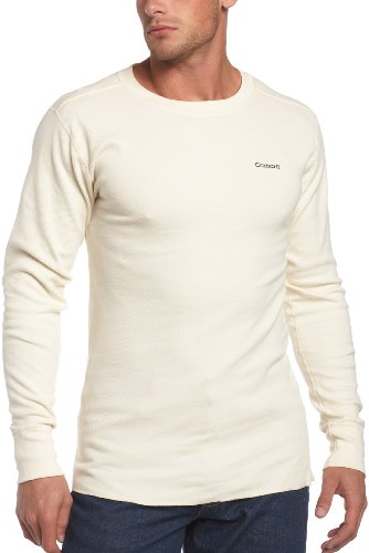 Carhartt Men's Big & Tall Heavyweight Cotton Thermal Crewneck Top, Natural carhartt men's big & tall heavyweight cotton thermal crewneck top, natural