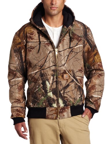 Carhartt Men's Quilted Flannel Lined Camo Active Jacket,camo carhartt men's quilted flannel lined camo active jacket,camo