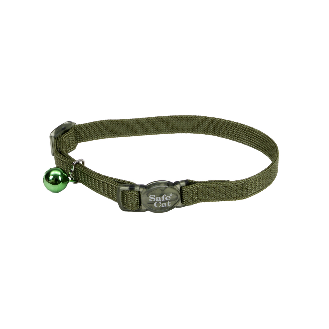 Palm Green safe cat adjustable snag-proof nylon breakaway collar
