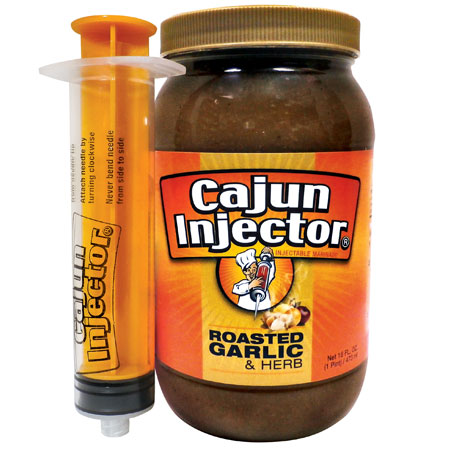 Cajun Injector Roasted Garlic Marinade With Injector 16 Oz. cajun injector roasted garlic marinade with injector 16 oz.