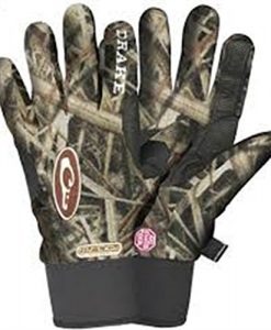 drake men's mst camo windstopper fleece glove (md, realtree max-5