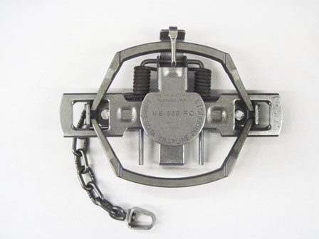 Mb-550-rc Double Coil Spring Cast Offset Jaws Trap mb-550-rc double coil spring cast offset jaws trap