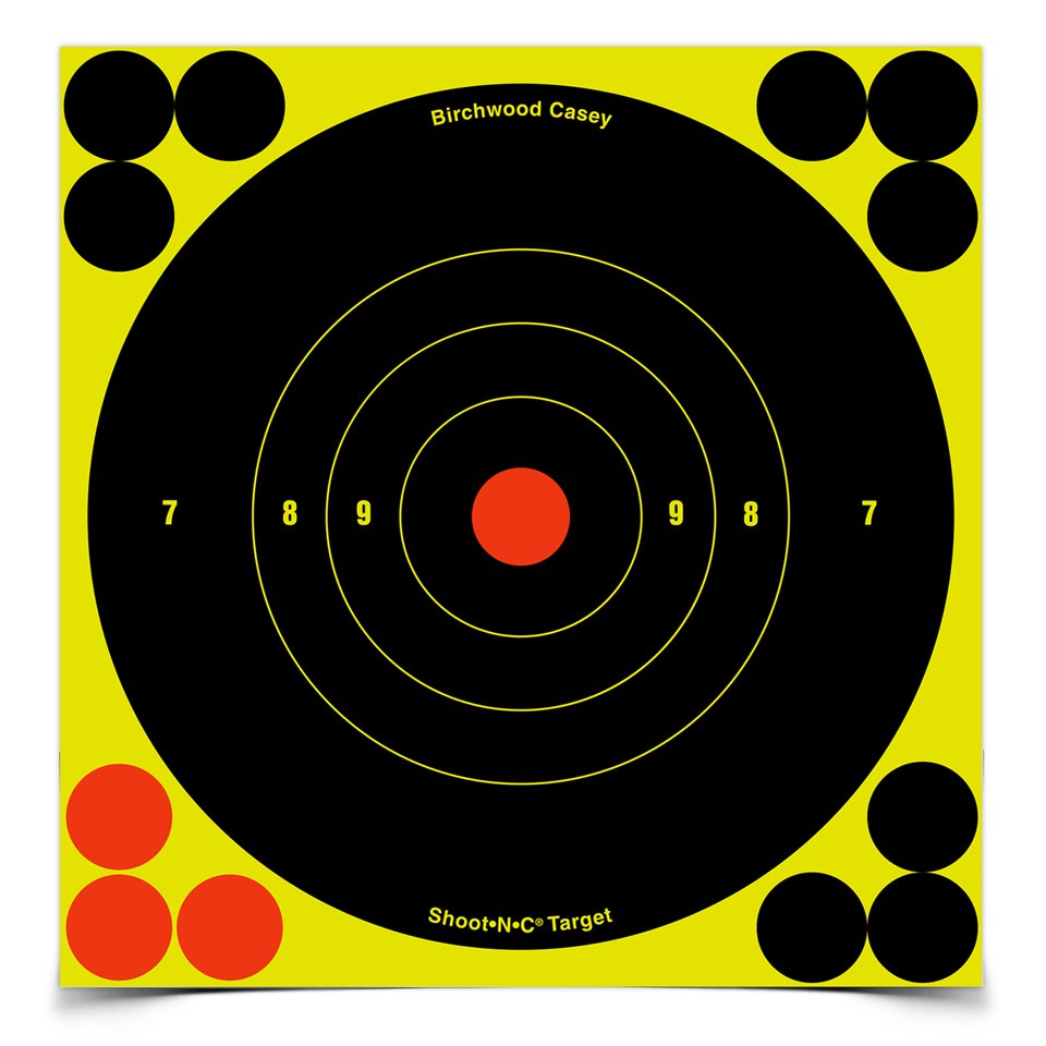 Birchwood Casey Shoot•n•c 6" Bull's-eye, 12 Targets birchwood casey shoot•n•c 6" bull's-eye, 12 targets