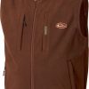 drake mst-windproof-fleece-layering-vest-s-brown