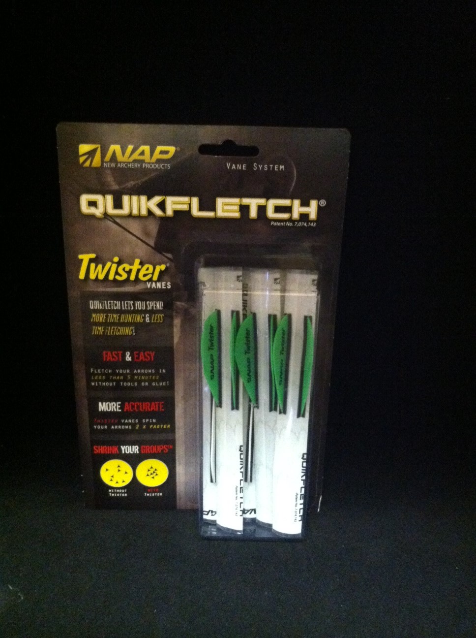Nap Quikfletch Twister 2" 6-pack nap quikfletch twister 2" 6-pack
