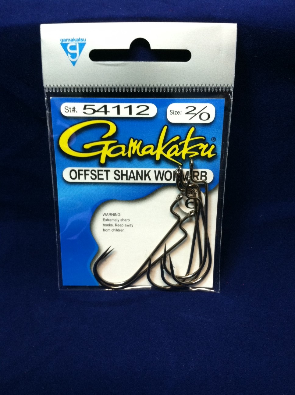 Gamakatsu Offset Shank Worm-round Bend 6 Pk. gamakatsu offset shank worm-round bend 6 pk.