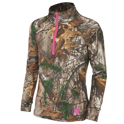 Carhartt Force Girls' Realtree Xtra Quarter Zip carhartt force girls' realtree xtra quarter zip