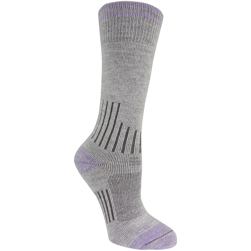Gray carhartt women's work-dry merino wool graduated compression sock