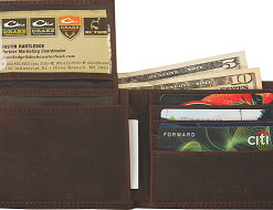 Drake Leather Bi-Fold Wallet