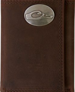 Drake Men's Leather Tri-Fold Wallet