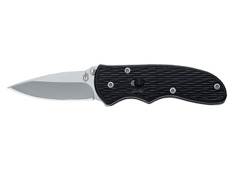 Gerber Mini-Fast Draw, Fine Edge Clip Holding Knife Gerber Mini-Fast Draw, Fine Edge Clip Holding Knife