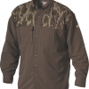 Drake Men's Two-Tone Vented Wingshooter's L/S Shirt