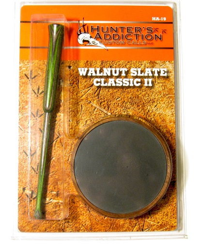 Hunter's Addiction Walnut Slate Classic II Turkey Call Hunter's Addiction Walnut Slate Classic II Turkey Call