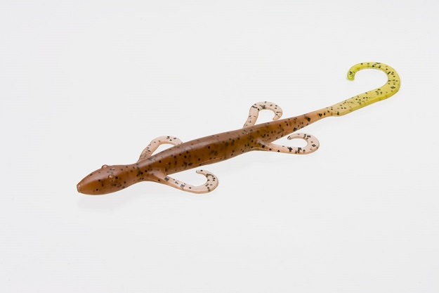 PUMPKIN CHARTREUSE Zoom 8" Magnum Lizard 9 Pk.