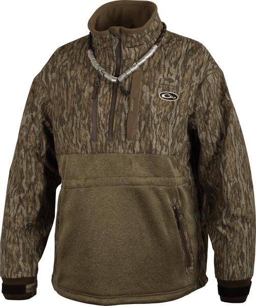 MOSSY OAK BOTTOMLAND Drake Men's Guardian Elite Eqwader 1/4 Zip