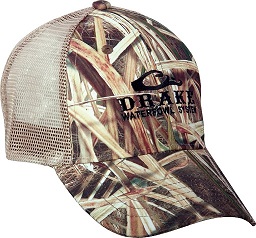 MOSSY OAK SHADOW GRASS BLADES Drake Mesh-Back Camo Cap