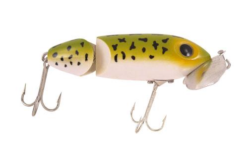 ARBOGAST JOINTED JITTERBUG FROG WHITE BELLY ARBOGAST JOINTED JITTERBUG FROG WHITE BELLY