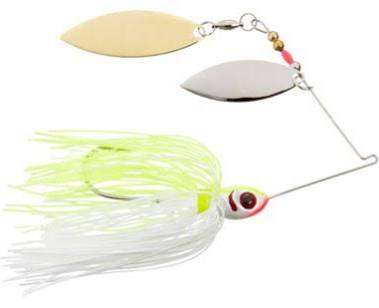 BOOYAH DOUBLE WILLOW SPINNERBAIT CHARTREUSE WHITE BOOYAH DOUBLE WILLOW SPINNERBAIT CHARTREUSE WHITE