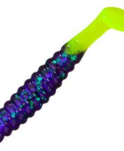 CHARLIE BREWER CRAPPIE SLIDER GRUB JUNEBUG CHARTREUSE TAIL