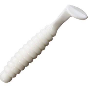 CHARLIE BREWER CRAPPIE SLIDER GRUB WHITE CHARLIE BREWER CRAPPIE SLIDER GRUB WHITE