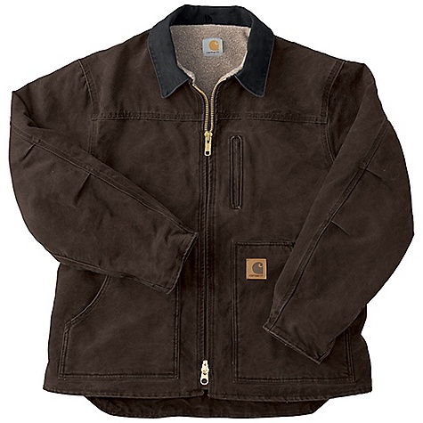 Carhartt Men's Sherpa Lined Sandstone Ridge Coat Brown Carhartt Men's Sherpa Lined Sandstone Ridge Coat Brown