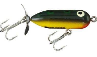 HEDDON TOPWATER HARD BAIT BABY TORPEDO BULL FROG HEDDON TOPWATER HARD BAIT BABY TORPEDO BULL FROG