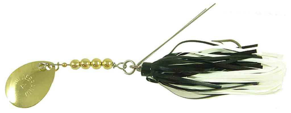 HILDEBRANDT SNAGLESS SALLY SPINNERBAIT GOLD BLACK WHITE HILDEBRANDT SNAGLESS SALLY SPINNERBAIT GOLD BLACK WHITE