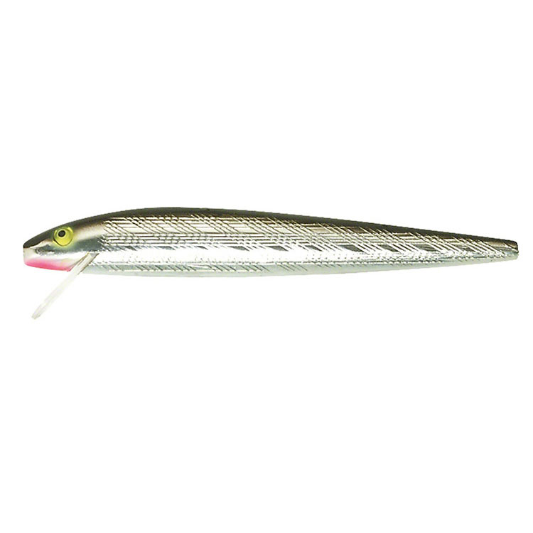 REBEL FISHING LURE JOINTED MINNOW SILVER BLACK REBEL FISHING LURE JOINTED MINNOW SILVER BLACK
