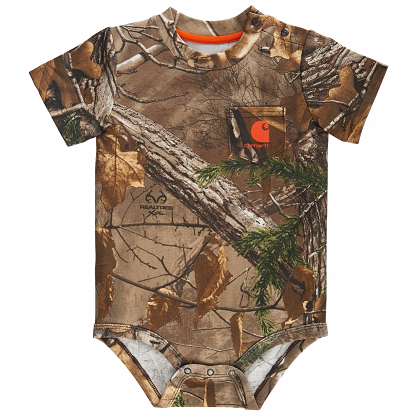 Carhartt Boys' Infant Camo Pocket Bodyshirt Carhartt Boys' Infant Camo Pocket Bodyshirt